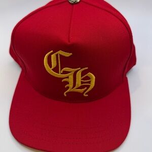 Chrome Hearts 5 Panel Red Hat